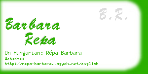 barbara repa business card