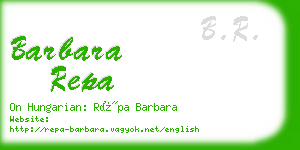 barbara repa business card